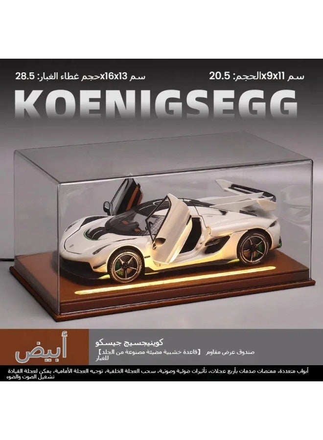 Large Koenigsegg 1:24 car model simulation alloy supercar children's toy car car model boy collection  - Image 4