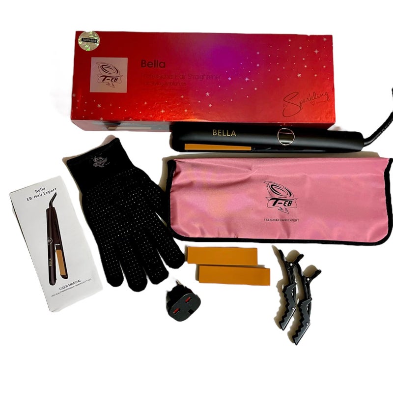 TEB-HAIR BELLA PROFESSIONAL HAIR IRON TO STRAIGHT YOUR HAIR IN THE RIGHT WAY - Image 1
