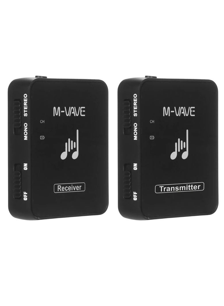 M VAVE WP 10 2.4GHz Wireless Earphone Monitor Transmission System Rechargeable Transmitter Receiver Stereo Mono Recording - Image 1