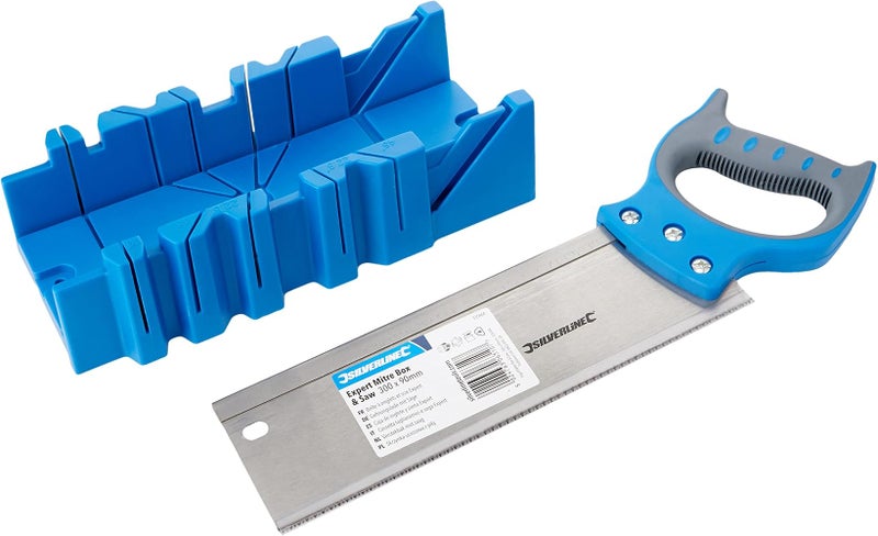 Silverline 335464 Expert Mitre Box and Saw 300 x 90 mm - Image 1