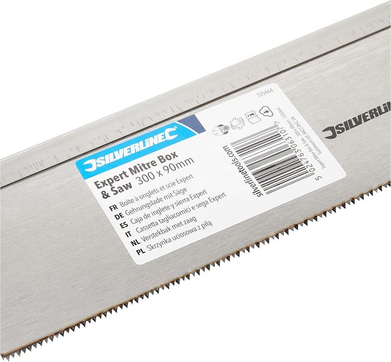 Silverline 335464 Expert Mitre Box and Saw 300 x 90 mm - Image 2
