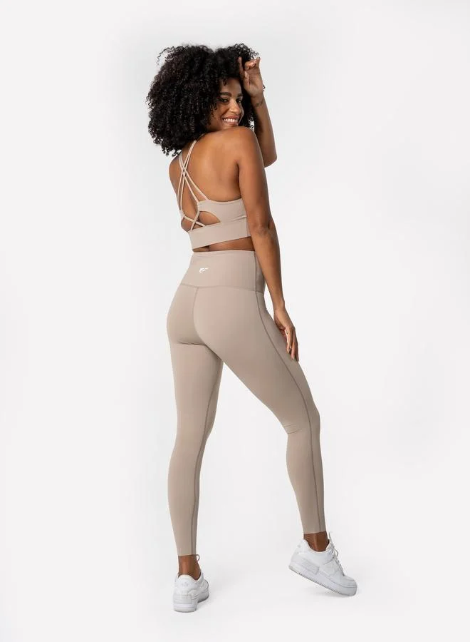 بالم فيت Palmfit Women Tan Evolve Seamless Active Leggings