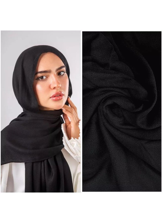 طرحه قطن بيور عريضه مميزه عصريه، خامة عالية الجودة وسهلة اللبس