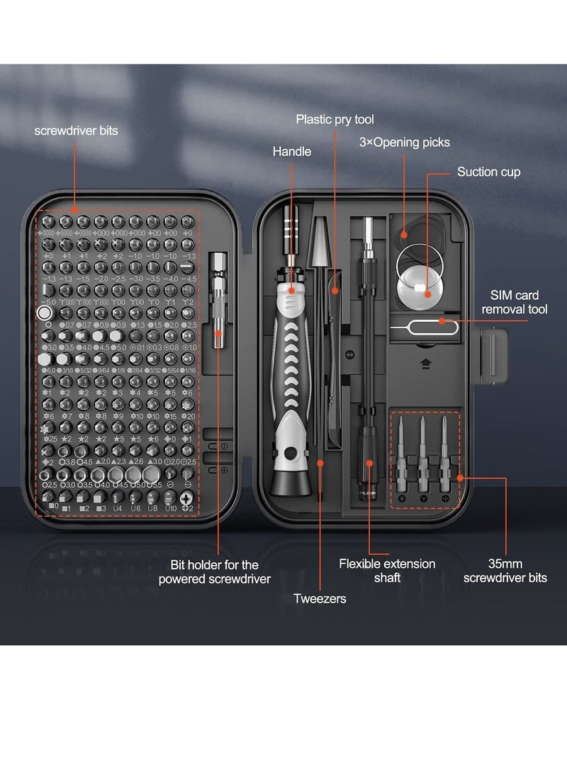 Y&D - 130 in 1 Precision Screwdriver Set, Bit Sets Mini Set with Portable Case, DIY Repair Tools Kit for iPhone Laptop PC Watch Glasses and Other Electronics - Image 1