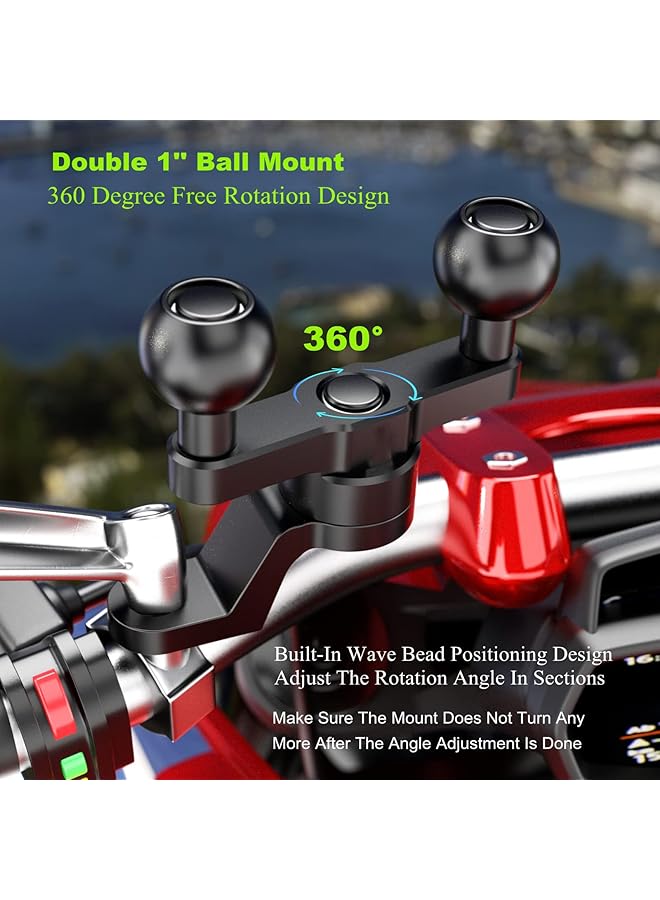 Oasisgalore Aluminum Phone Holder For Bike Motorcycle, Phone Mount For Motorcycle Bike Mobile Holder For Bike  - Image 2