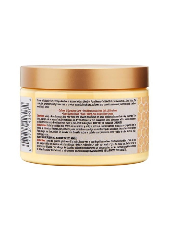 Creme of Nature Curl Cream for Curly Hair by Creme of Nature, Pure Honey Moisture Whip Twisting Cream for Dry Dehydrated Hair, 11.5 Fl Oz - Image 2