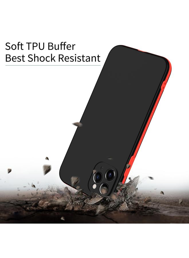 S-TOP Case For iPhone 11 Pro Max Two Color Full Protective 3-in-1 Phone Case - Image 3