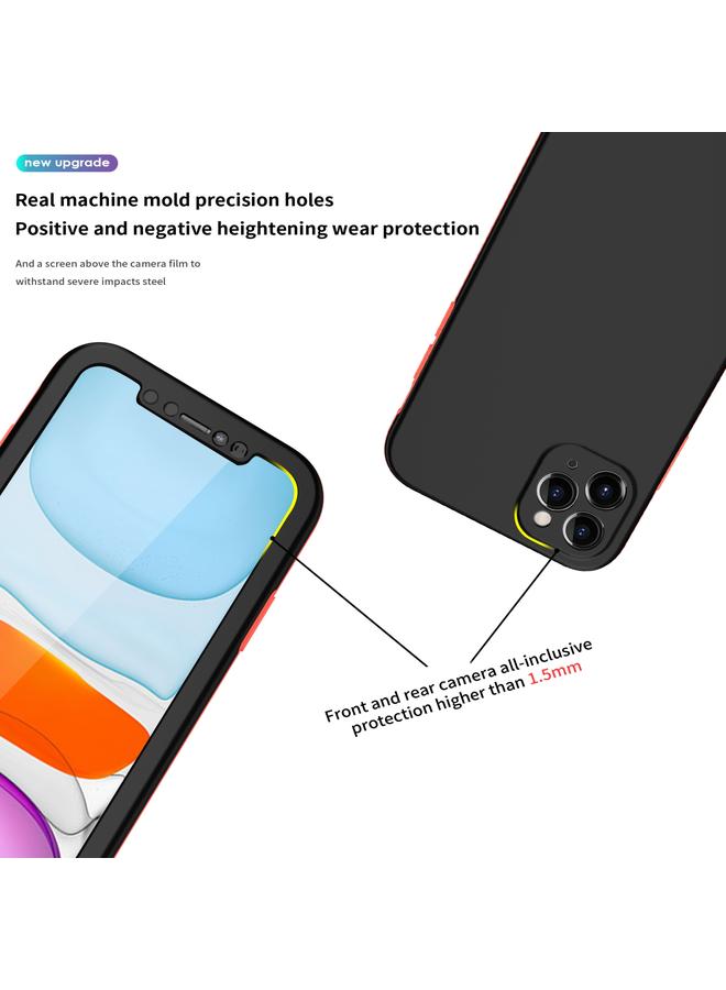 S-TOP Case For iPhone 11 Pro Max Two Color Full Protective 3-in-1 Phone Case - Image 5
