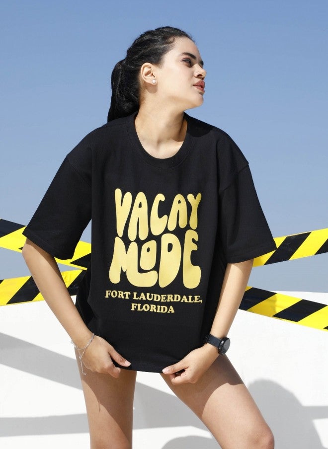 Athena تي شيرت جرافيك أسود للنساء - Image 1