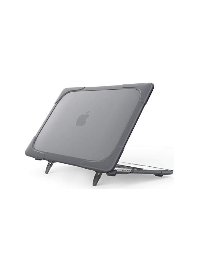 ProCase for MacBook Pro 13 2019/2018/2017/2016 A2159 A1989 A1706 A1708, Heavy Duty Hard Shell Protective Cover with Fold Kickstand with/Without Touch Bar -Grey - pzsku/Z599D666F7A9D6D7FA7B6Z/45/_/1730587464/abaef5d0-5de1-4735-8e0e-4d5b5aceaae6