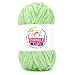 YARFOFUN 100g Velvet Chenille Yarn for CrochetingLight Green Fluffy Velvet Plush Yarn Thick Soft Chunky Chenille Yarn Baby Blanket Yarn for Crocheting Knitting BeginnersLight Green - Image 2