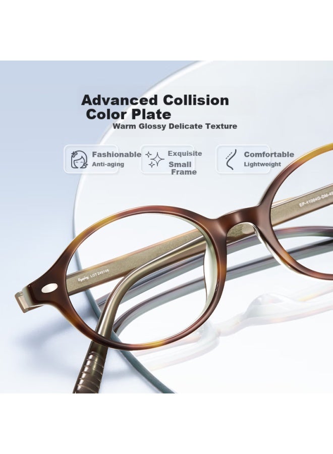 Eyeplay Women's Myopia Gl With Optional Prescription Zeiss Lenses, Exquisite Small Frame Eyegl, Lightweight And Comfortable Frame - Image 5