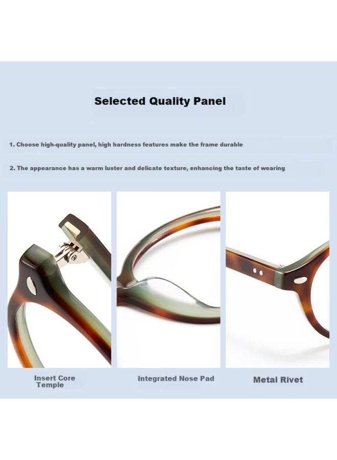 Eyeplay Women's Myopia Gl With Optional Prescription Zeiss Lenses, Exquisite Small Frame Eyegl, Lightweight And Comfortable Frame - Image 4