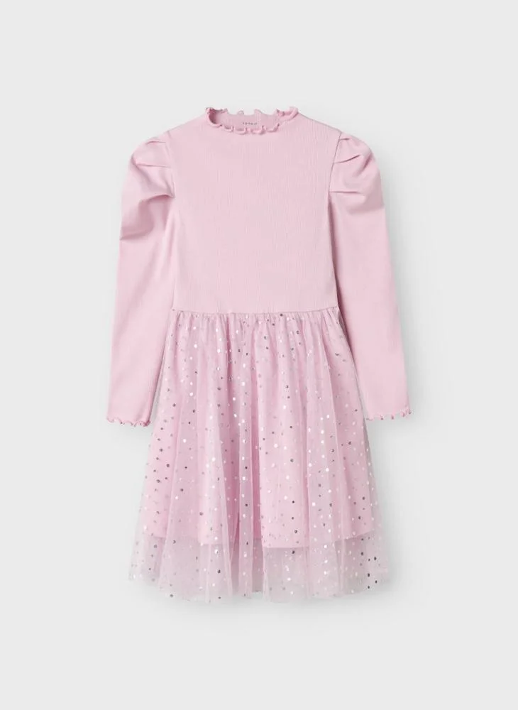 NAME IT Sparkle Tulle Dress