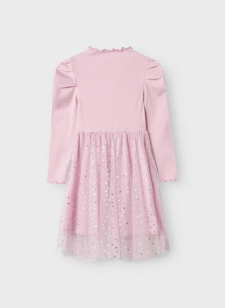 NAME IT Sparkle Tulle Dress