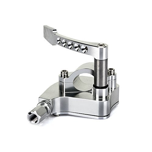 SFriding Universal 7/8" Handlebar Thumb Throttle, for Yamaha Banshee 350 Raptor 350 660R 700 YFZ450 Warrior 350 Bear Tracker 250, for Honda, for Suzuki, for Kawasaki, for Arctic Cat, Silver - Image 1