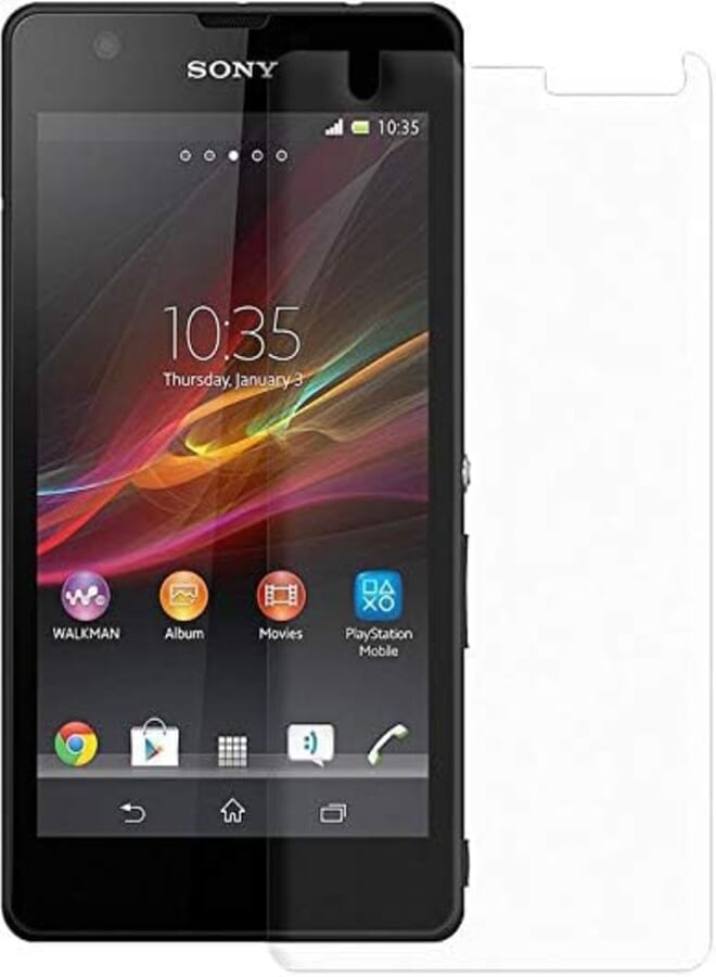 Screen Ward Glass Screen Protector for Sony Xperia ZR - Transparent