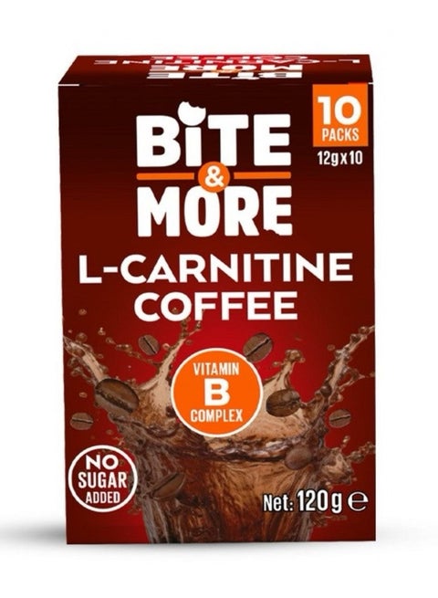 Bite & More L- Carnitine Coffee (10x12g) 120g