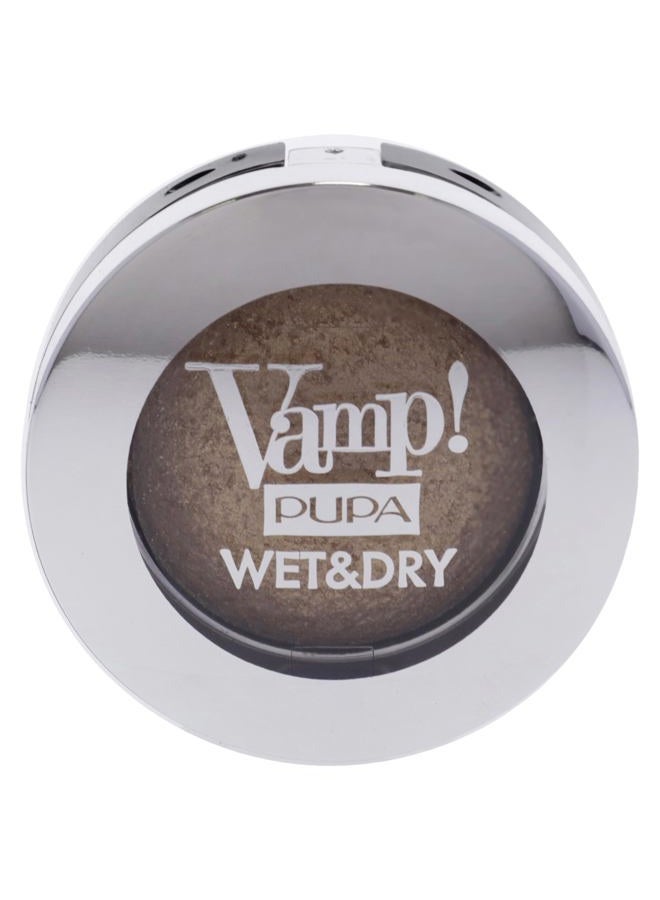 PUPA Milano Vamp! Wet And Dry Baked Eyeshadow - Brilliant, Highly Pigmented Colors - Light And Creamy Makeup Formula - Professional Quality Shimmer Powder Eye Shadows - 101 Precious Gold - 0.035 Oz - Image 2