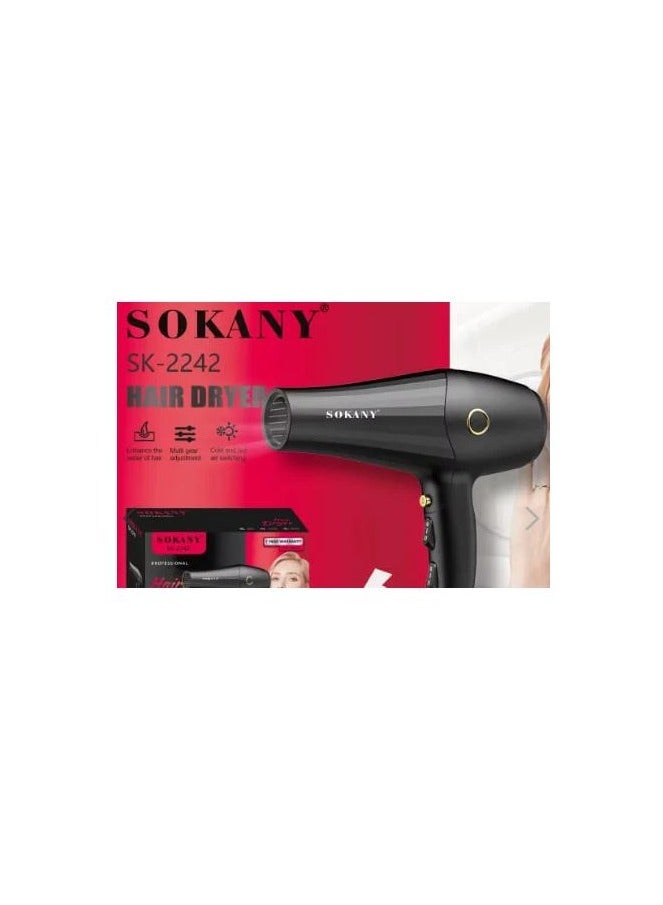 Sokany Sk-2242 Hair Dryer 2600 Watt - Image 3