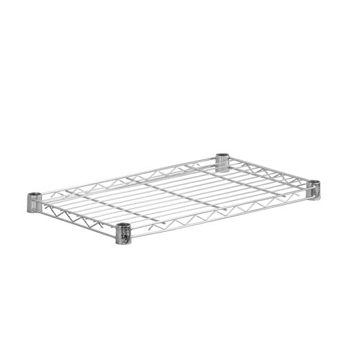 Honey Can Do Honey-Can-Do SHF250C1424 Steel Wire Shelf for Urban Shelving Units, 250lbs Capacity, Chrome, 14Lx24W - Image 3
