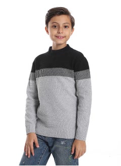 Caesar Wool Boys Pullover With Multi Design  - Image 4