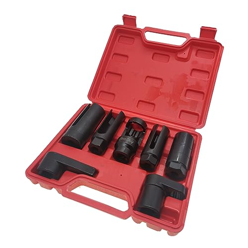 YCT 7 Pcs Oxygen Sensor Socket 22mm (7/8 in), 27mm, 29mm fits All Vehicle O2 Removal and Installation Universal Puller and Removal Tool - Image 5