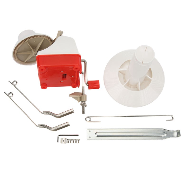 Yarn Ball Winder Household Manual Hand Operated Winder Machine with Desktop Fixing Plate - Image 1