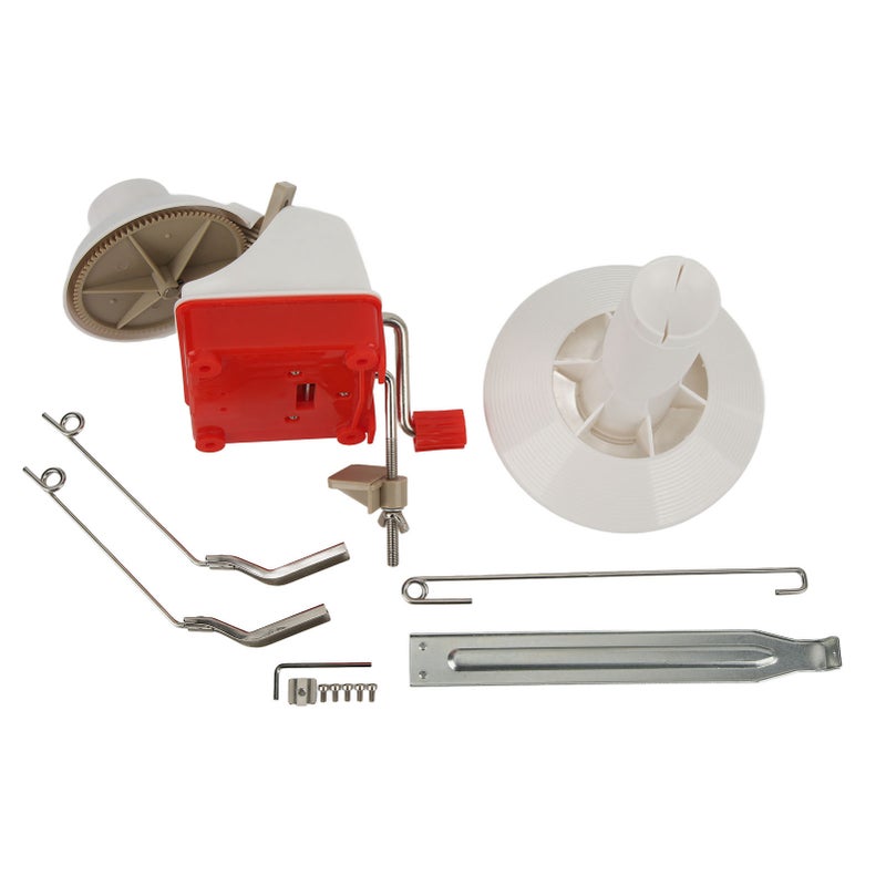 Yarn Ball Winder Household Manual Hand Operated Winder Machine with Desktop Fixing Plate - Image 5