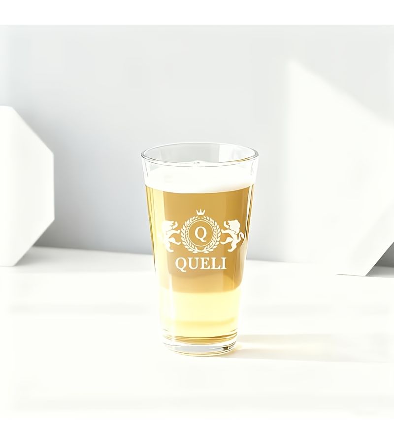 Personalized Alphabetic Spelling Beer Mug Custom Carved Glass Design 4 Suitable For Weddings And Company Events Reusable - Image 5
