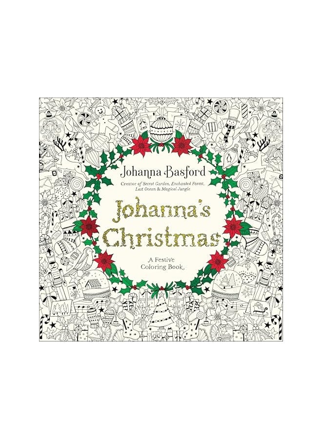 Johannas Christmas A Festive Coloring Book For Adults