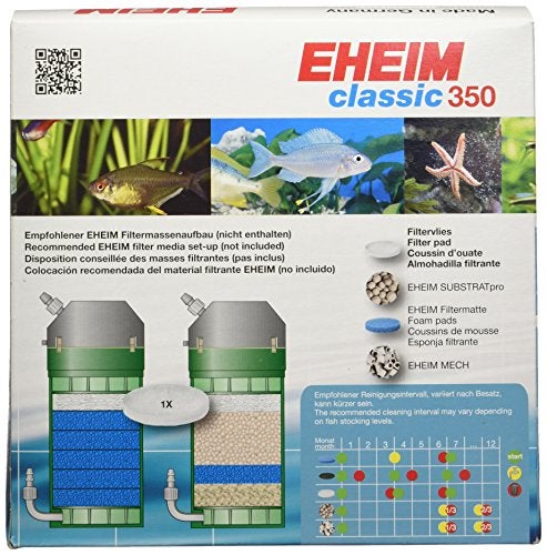 EHEIM Fine Filter Pad (White) for Classic External Filter 2215 (3 Pieces) - Image 3