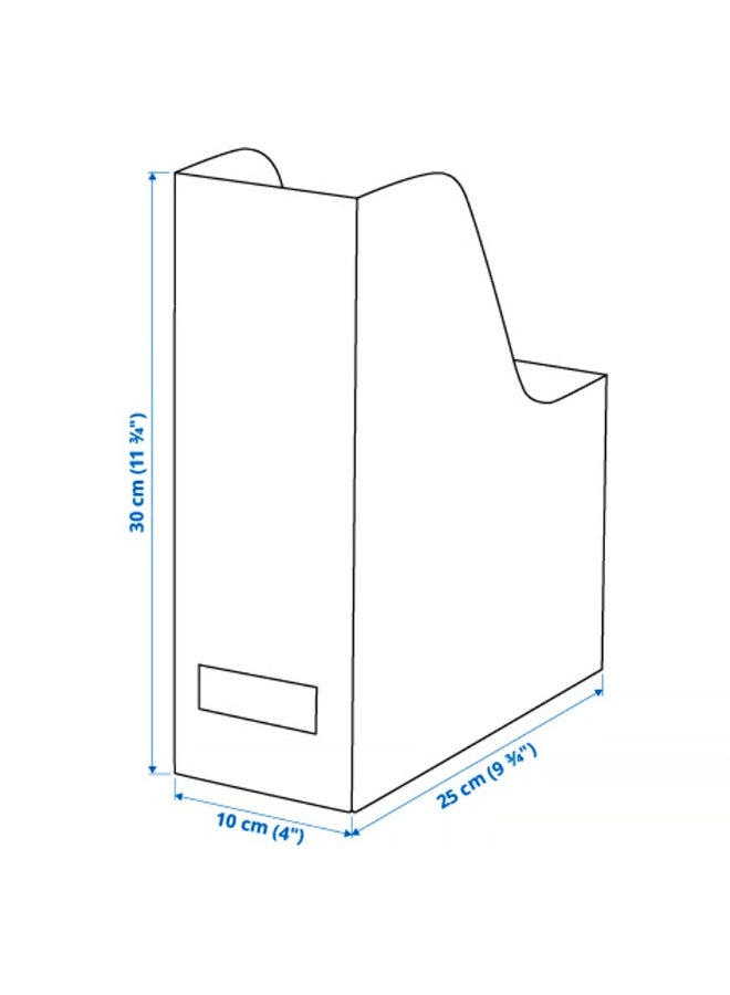 Magazine File  White Black Dotted - Image 5