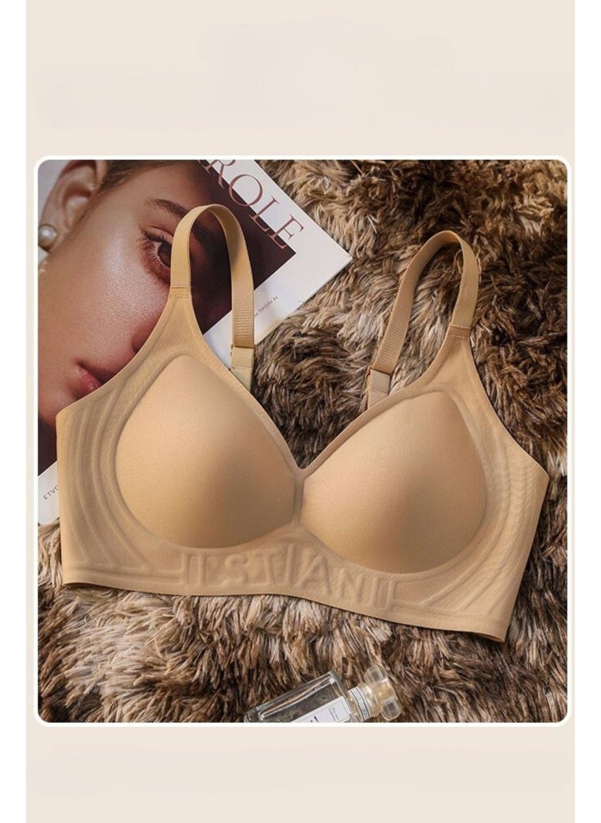 TECHNO 8Q - Laser Cut Seamless Padded Thin Invisible Breathable Bra with Hooks - Image 1