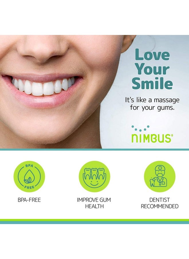 Nimbus - Extra Soft Toothbrushes (Compact Size Head) Periodontist Design Tapered Bristles For Sensitive Teeth And Receding Gums, Individually Wrapped Plaque Remover Toothbrush (5 Pack, Colors May Vary) - Image 1