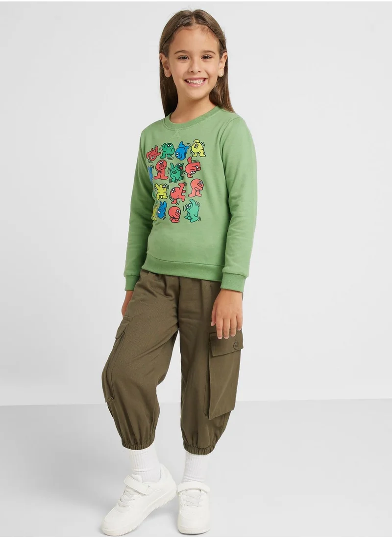 Pinata Girls Casual Printed Sweatshirt