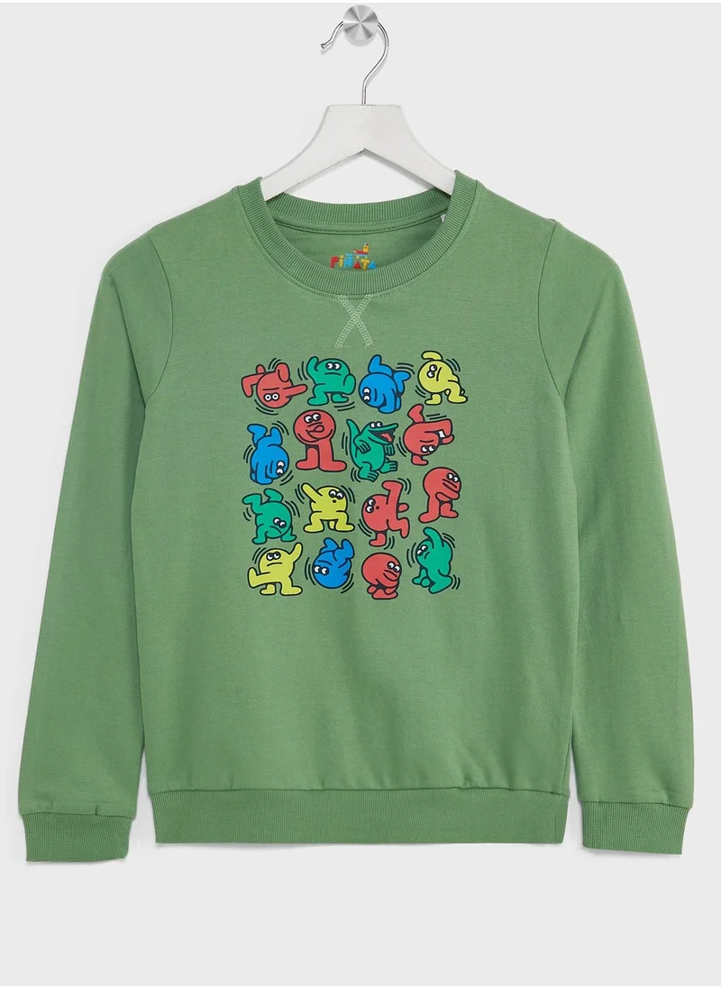 Pinata Girls Casual Printed Sweatshirt