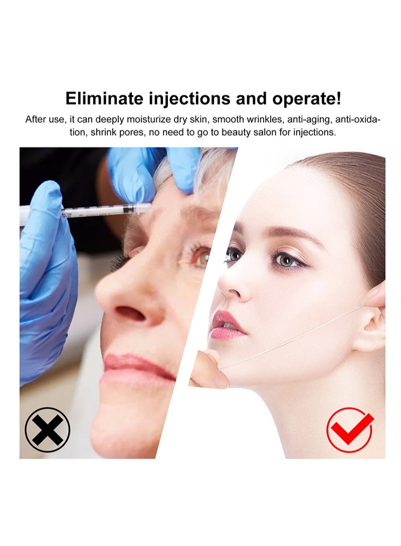 EELHOE Instalift Protein Thread Firming Kit,Protein Thread Lifting Set, Soluble Protein Thread and Nano Gold Essence Combination,Absorbable Collagen Thread for Face Lift, Reduce Wrinkles and Fine Lines,Reverse Collagen Serum for Face - Image 4