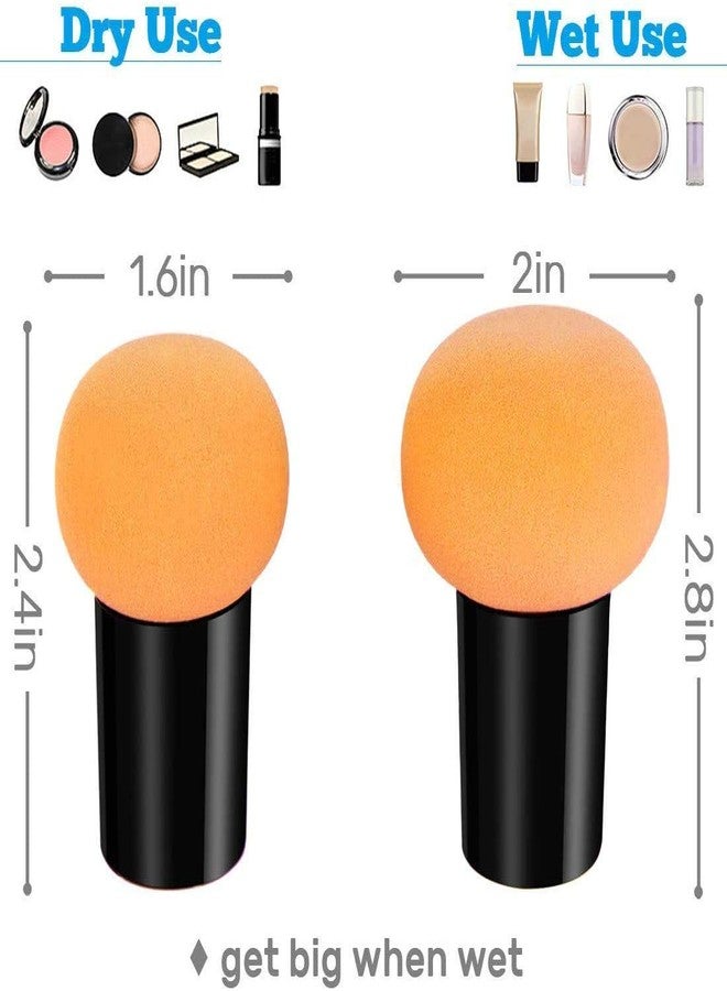 AVTY 3pcs Makeup Powder Puff with Case Mushroom Head Beauty Sponge Applicator Foundation Puff Brush - Image 4