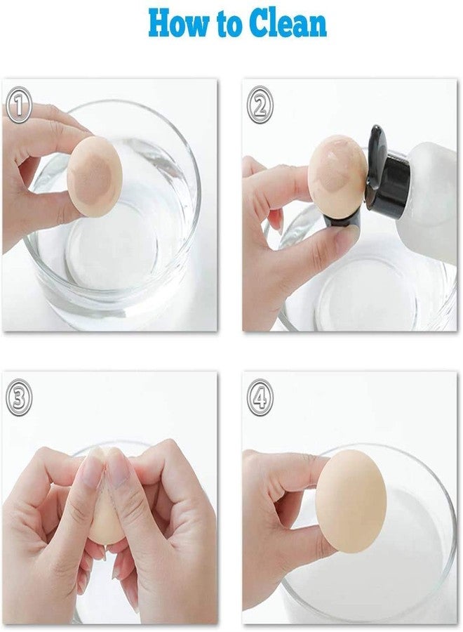 AVTY 3pcs Makeup Powder Puff with Case Mushroom Head Beauty Sponge Applicator Foundation Puff Brush - Image 5