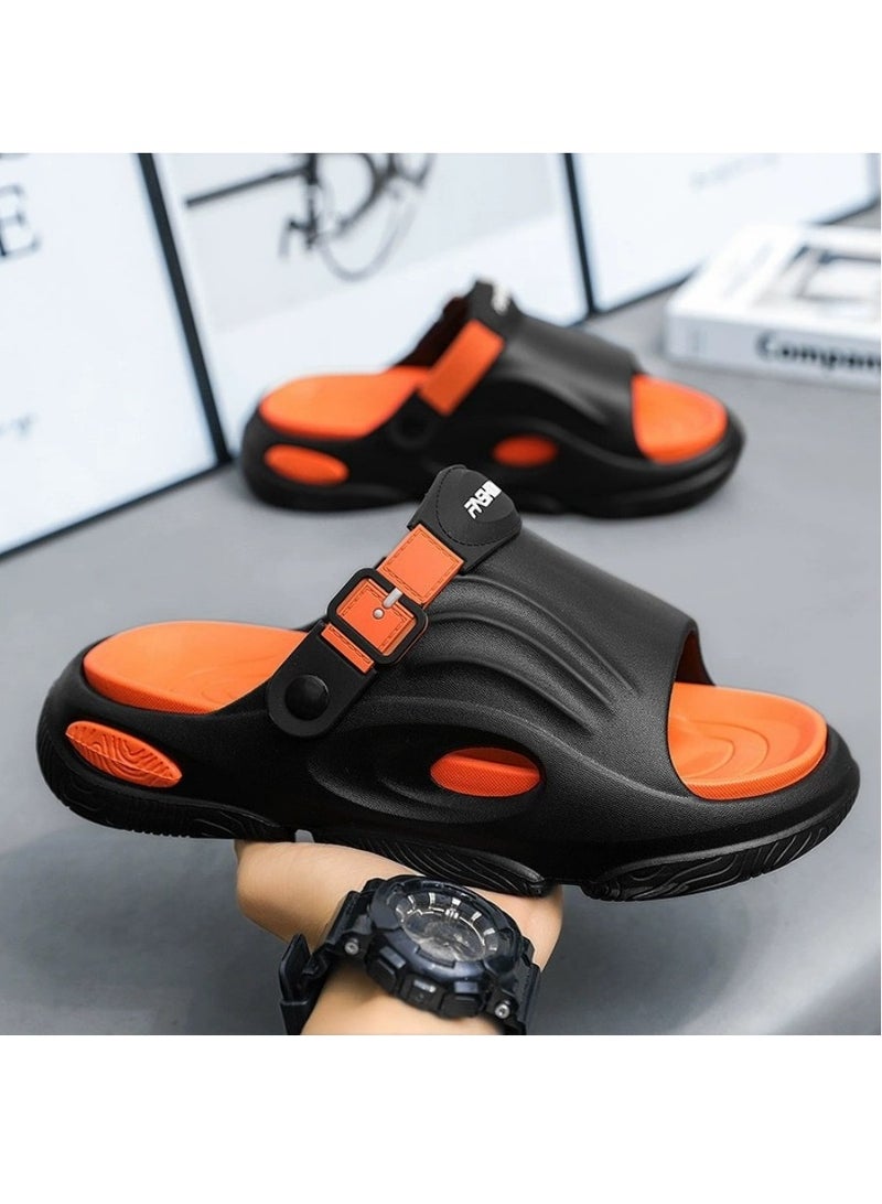 Aethvive Anti Slip Summer Slippers,Bathroom Slippers, Household Slippers, Thick Soled Trendy Casual Sandals - Image 1