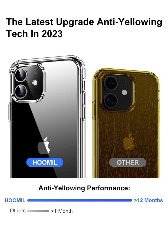 HOOMIL HOOMIL Case for iPhone 11 6.1-Inch, Non-Yellowing, Drop Protection, Anti-Scratch Transparent Hard Back Phone Cover - Crystal Clear  - Image 4