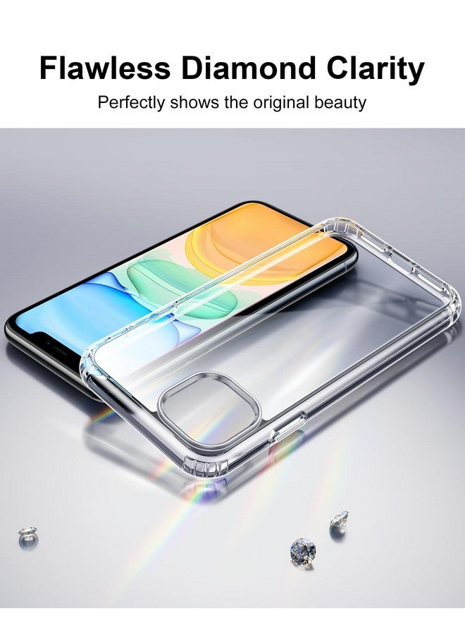 HOOMIL HOOMIL Case for iPhone 11 6.1-Inch, Non-Yellowing, Drop Protection, Anti-Scratch Transparent Hard Back Phone Cover - Crystal Clear  - Image 3