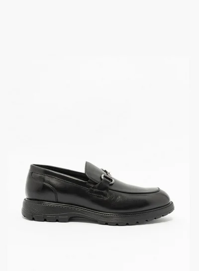 Le Confort Solid Metal Accent Loafers