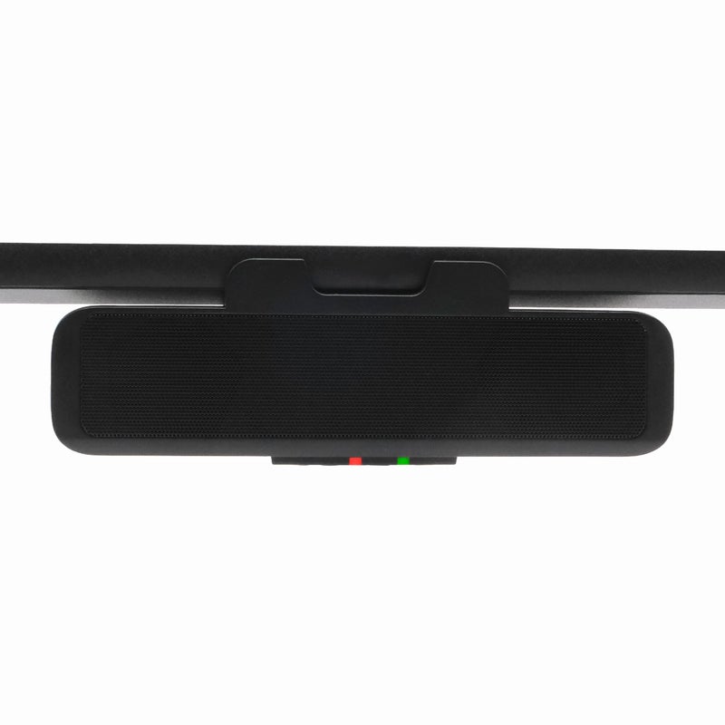 Cyber Acoustics بار مكبر الصوت USB من سايبر أكوستيكس (CA-2890) – مكبر صوت ستيريو يعمل بالطاقة من USB، يثبت بسهولة على الشاشة، تحكمات مريحة - Image 1