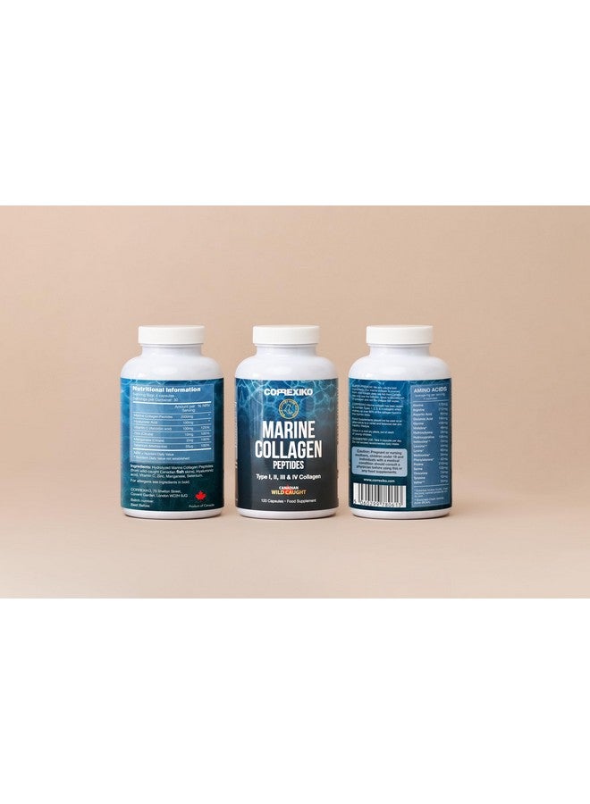 CORREXIKO Marine Collagen Supplement Pills - 120 Capsules 30 Day Supply - Image 4