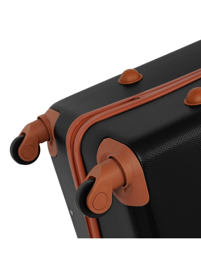 Eagle Express Iconic ABS Hard Trolley Luggage - 1 Piece - 28 inch - Dark Black - Scratch-Resistant with 360 Spinner Wheels - 1-Year Warranty - Image 5