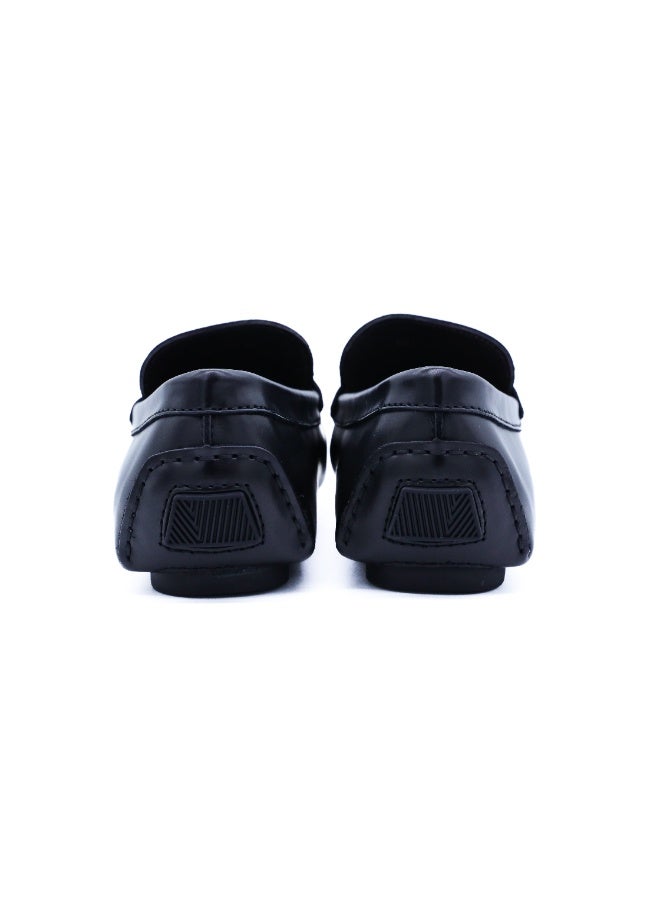 Hoog Premium Shoes For Men Nocturnal Black Full Grain Leather Loafers Elegant Formal Business Wear - Image 4