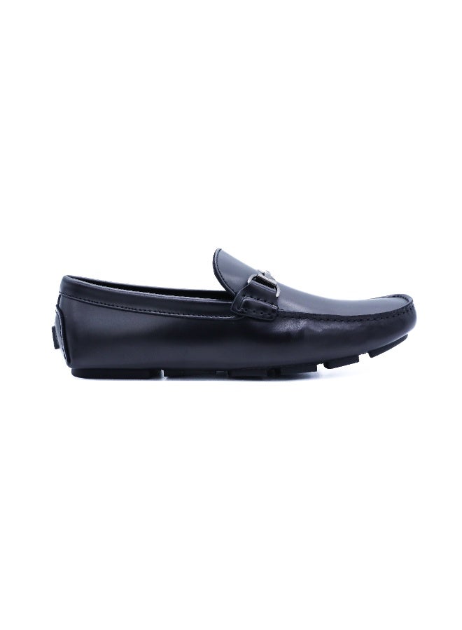 Hoog Premium Shoes For Men Nocturnal Black Full Grain Leather Loafers Elegant Formal Business Wear - Image 5