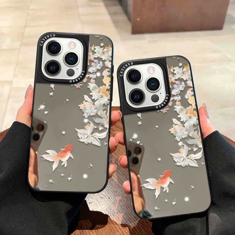 Personalized Koi Suitable for Apple 16Pro Mobile Phone Case 14 New Iphone15Promax Cartoon 13 Stylish 17 - Image 3